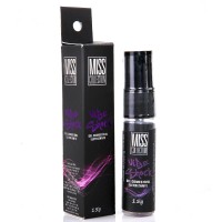 Gel Comestível Eletrizante Spray Vibe Shock 15ml Miss Collection